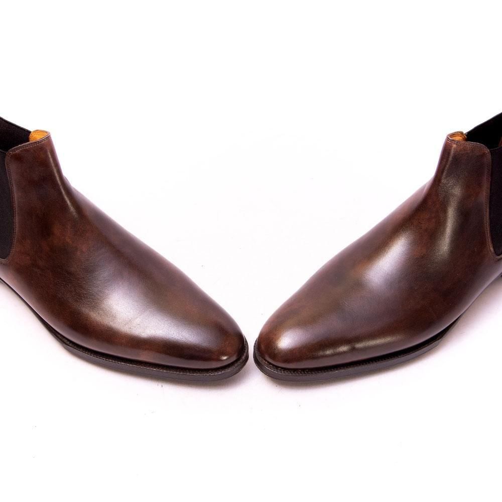 ジョンロブ ブラウン スエード サイドゴアブーツ サイズ8.5 ジョンロブ ブラウン スエード サイドゴアブーツ サイズ8.5