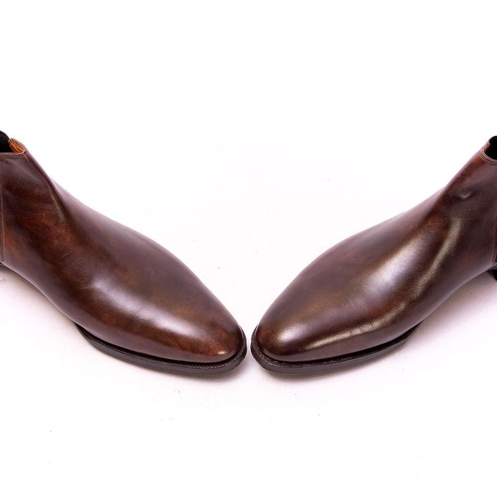 ジョンロブ TUDOR(チューダー)サイドゴアブーツ ダークブラウン