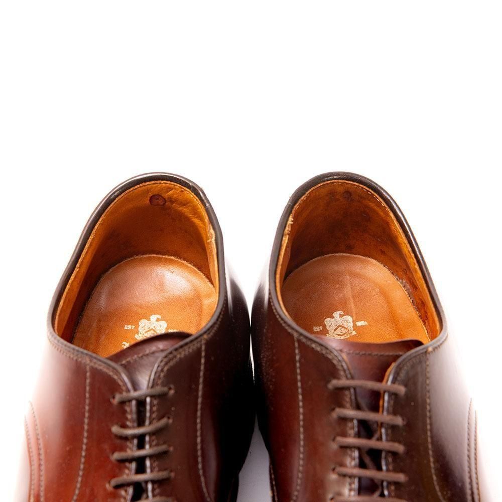 オールデン 53438 プレーントゥ バーガンディ コードバン トリプル