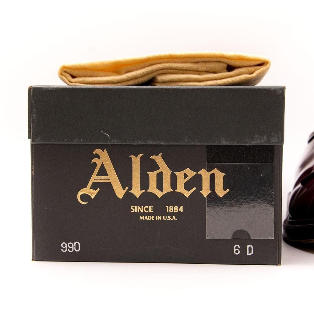 ALDEN オールデン 990 コードバン 8 Dバーガンディ 純正保存袋 ALDEN オールデン 990 コードバン 8 Dバーガンディ 純正保存袋