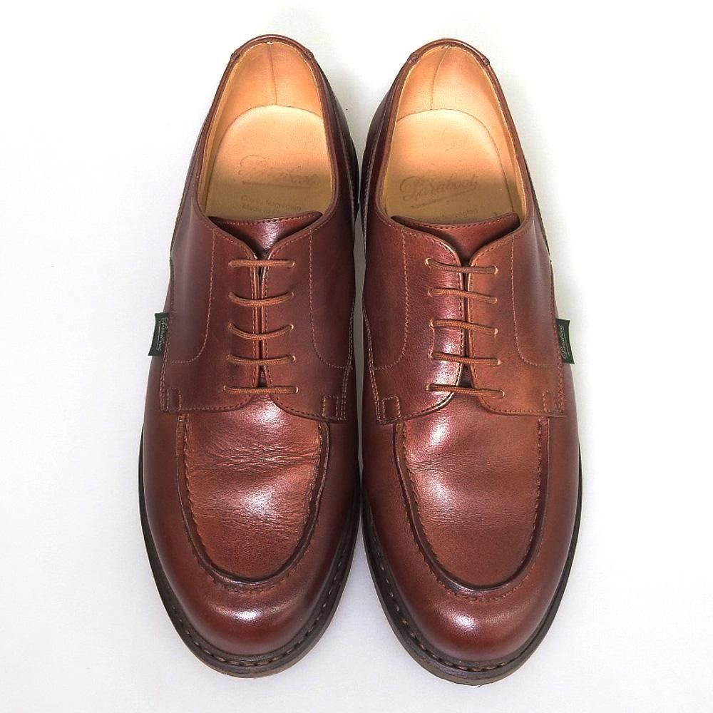 パラブーツ CHAMBORD(シャンボード)Uチップ マロン リスレザー サイズ7