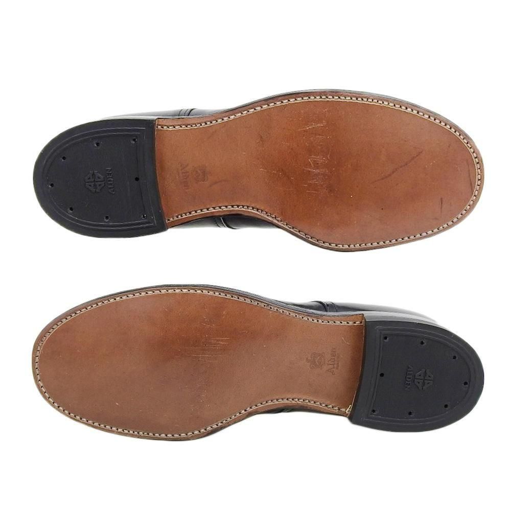 オールデン 53719 プレーントゥ キッドスキン ブラック