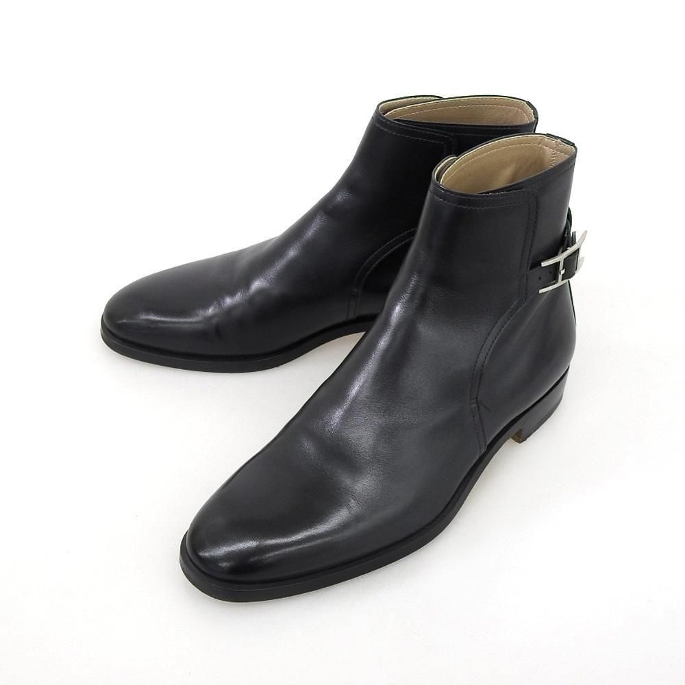 エルメス モンクストラップブーツ ブラック サイズ39.5 - 中古