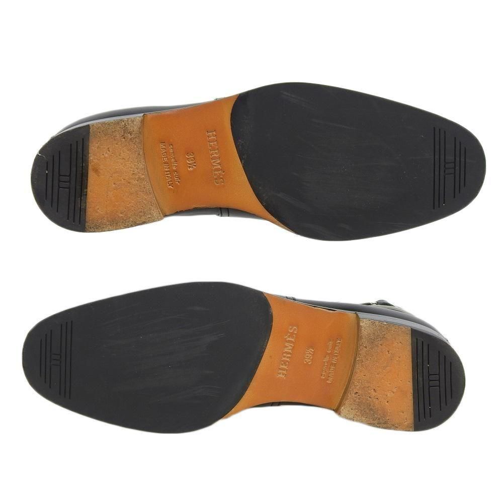 エルメス モンクストラップブーツ ブラック サイズ39.5 - 中古革靴販売