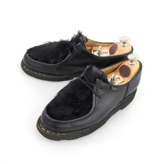 パラブーツ MICHAEL LAPIN(ミカエル ラパン)Uチップ ブラック レディース サイズ3.5<img class='new_mark_img2' src='https://img.shop-pro.jp/img/new/icons1.gif' style='border:none;display:inline;margin:0px;padding:0px;width:auto;' />