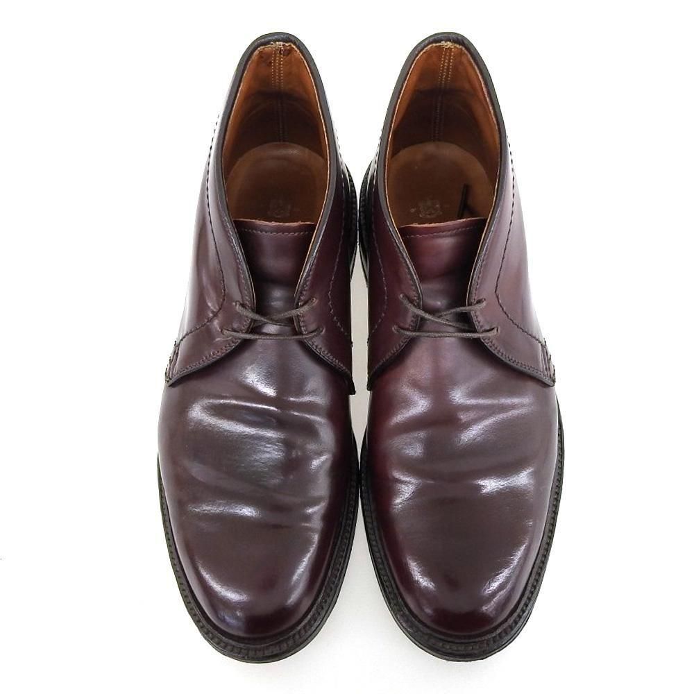 オールデン　1339 コードバンチャッカブーツ　6.5 バーガンディ オールデン 1339 チャッカブーツ バーガンデイ コードバン サイズ6.5E