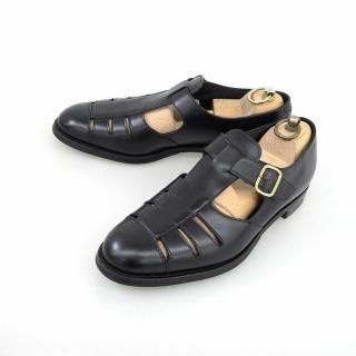 ジョセフ チーニー PENZANCE II(ペンザンス2)グルカサンダル ブラック サイズ8.5F<img class='new_mark_img2' src='https://img.shop-pro.jp/img/new/icons1.gif' style='border:none;display:inline;margin:0px;padding:0px;width:auto;' />
