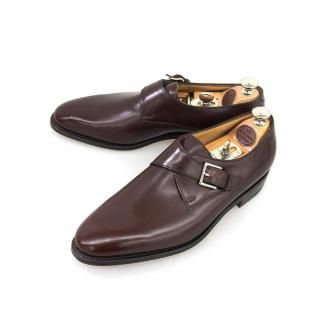 ジョンロブ ASHILL(アシール)シングルモンク ダークオーク 黄色箱期 サイズ6E<img class='new_mark_img2' src='https://img.shop-pro.jp/img/new/icons1.gif' style='border:none;display:inline;margin:0px;padding:0px;width:auto;' />