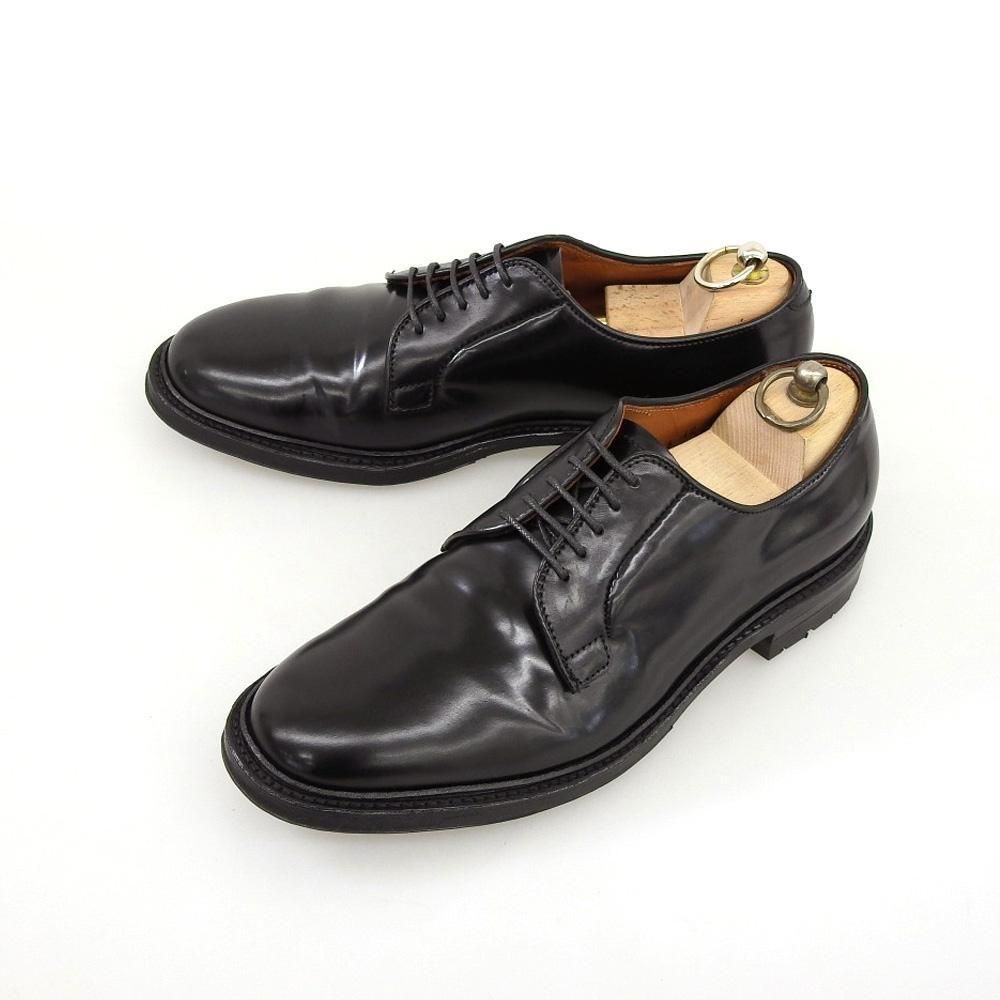 ※専用【ALDEN】 9901 ブラック コードバン size9 美品 【ALDEN】オールデン 9901 プレーントゥ コードバン