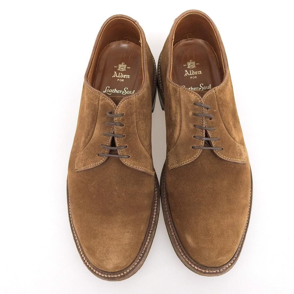 ALDEN プレーントゥ スウェード 革靴 US7.5 ALDEN プレーントゥ スウェード 革靴 US7.5 ALDEN プレーントゥ