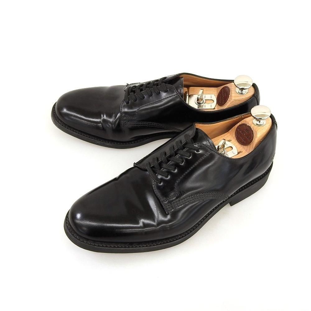【美品】Sanders Officer Shoe No 1384B GB 6 サンダース 1384B ミリタリーサービスシューズ プレーントゥ