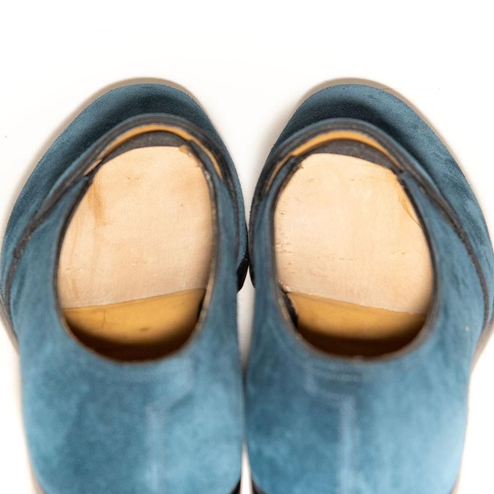 ジョンロブ EDWARD(エドワード)スリッポン ネイビー スエード サイズ