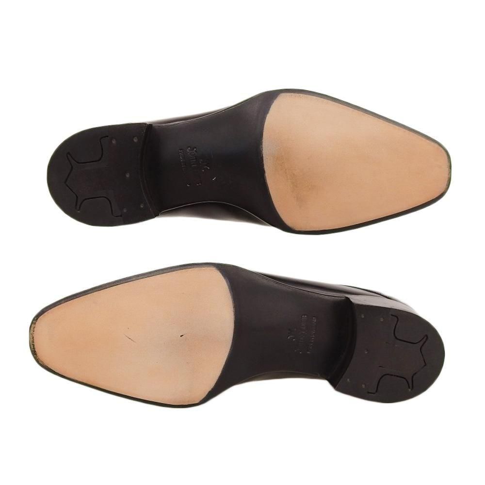 ジョンロブ　べケッツ5 1/2 E 8000ブラック　ミュージアムカーフ着用1回 ジョンロブ BECKETTS(ベケッツ)プレーントゥ ブラック