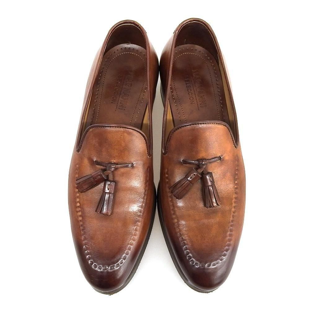 マグナーニ　セレクション　レザー　タッセル　ローファー　美品 マグナーニ セレクション レザー タッセル ローファー 美品