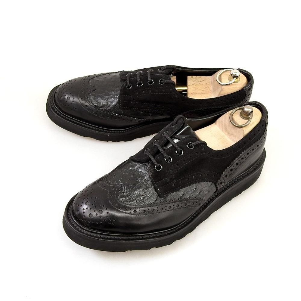 【良品】トリッカーズ バートン スエード レザーソール M5633 黒 8-5 Tricker's 【SALE】トリッカーズ バートン メンズ ドレス