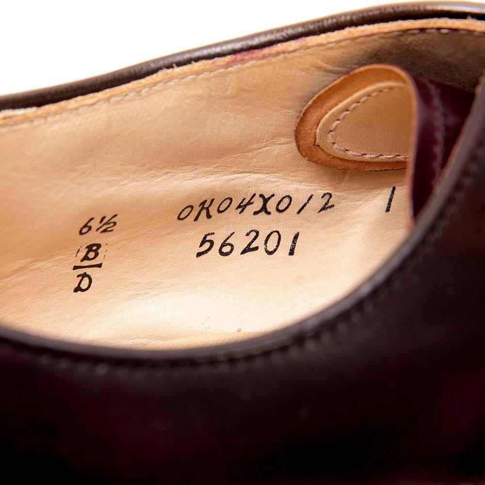 特価ほぼ新品　ALDEN オールデン 56201 10モディファイド コードバン ALDEN】オールデン 56201 パンチドキャップトゥ コードバン