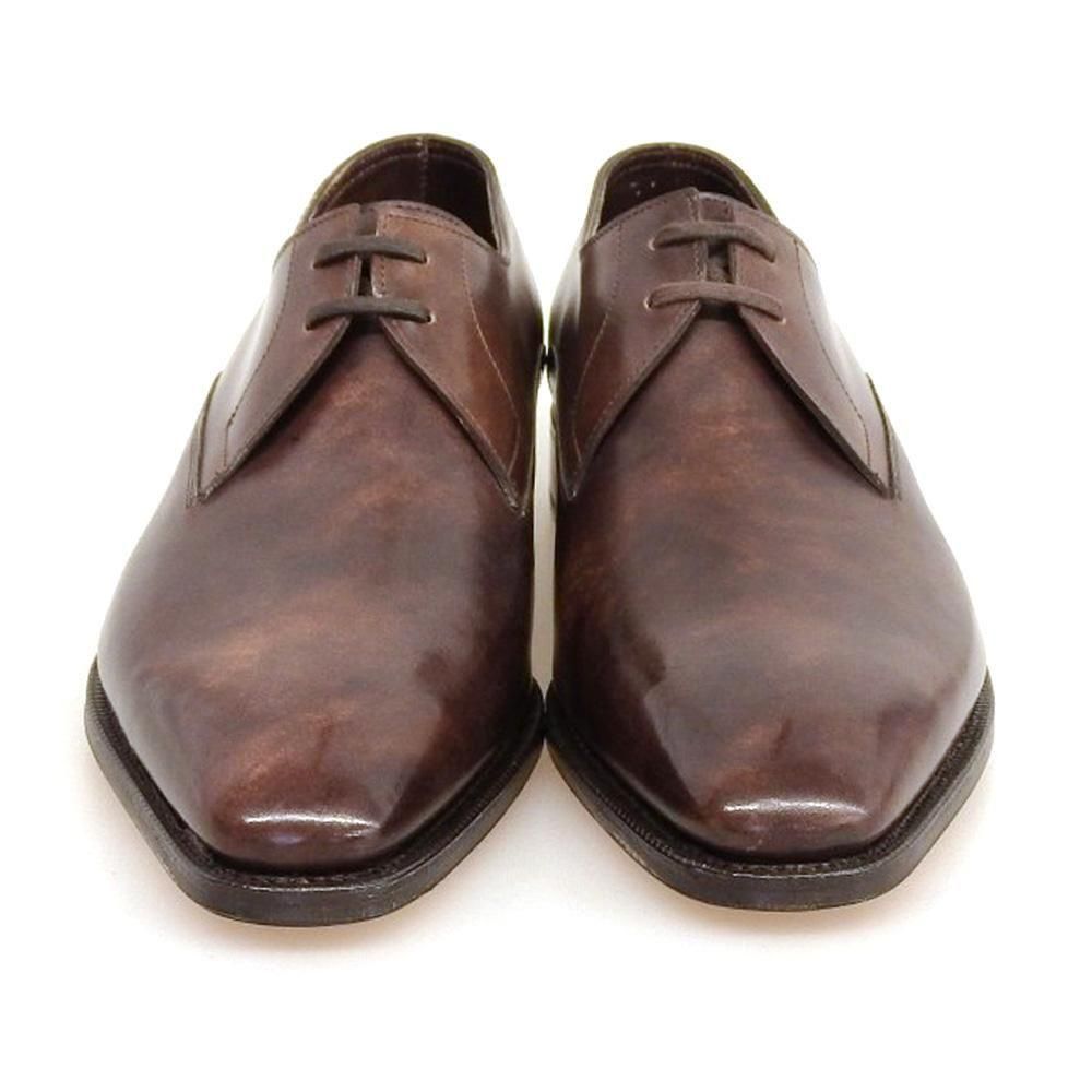 ジョンロブ ARCHER(アーチャー)プレーントゥ Vフロント ダークブラウン