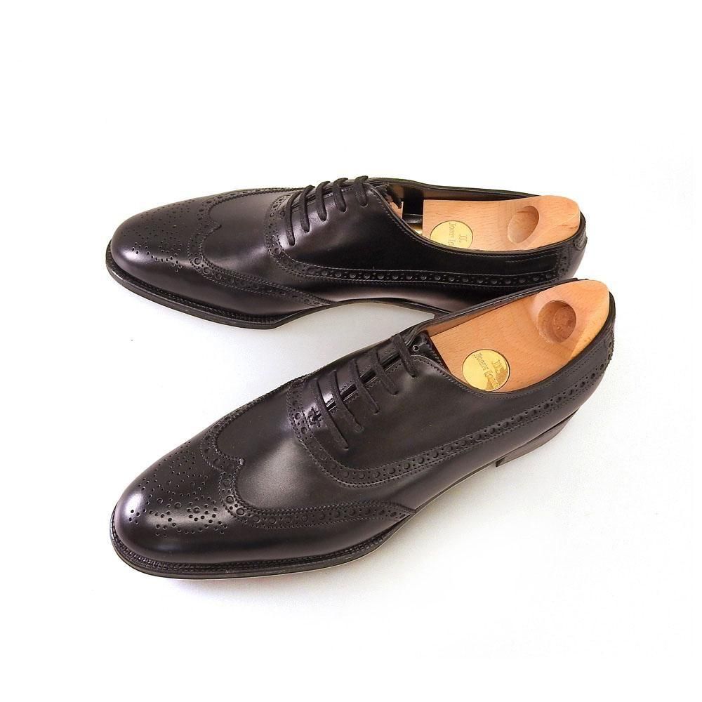 John Lobb ウィングチップ ブラック7.5 JOHN LOBB ジョンロブ WARWICK ウォーウィック 7000ラスト