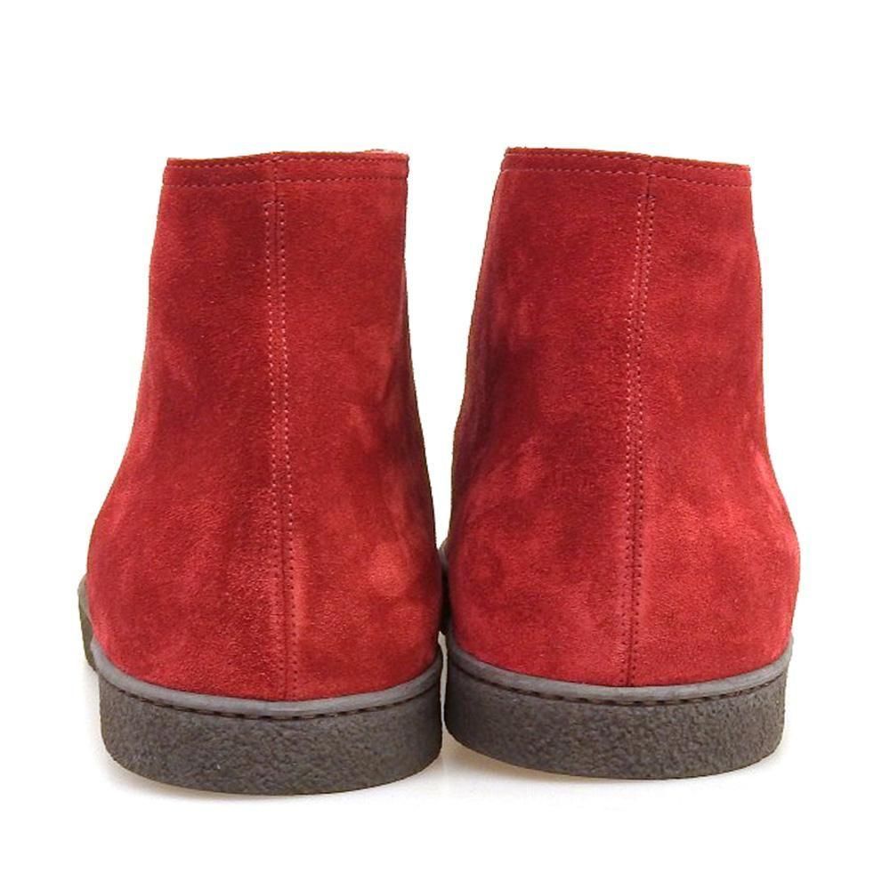 ジョンロブ TURF(ターフ)チャッカブーツ レッド スエード サイズ8.5E