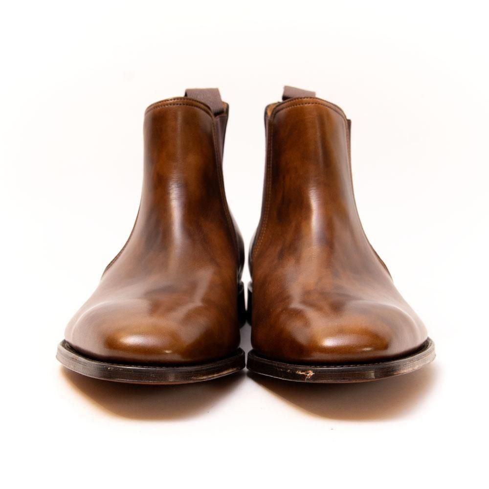 ジョンロブ ブラウン スエード サイドゴアブーツ サイズ8.5