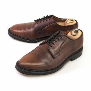 アレンエドモンズ 9591 LEEDS(リーズ)プレーントゥ ブラックチェリーコードバン 98年製造 サイズ7.5E