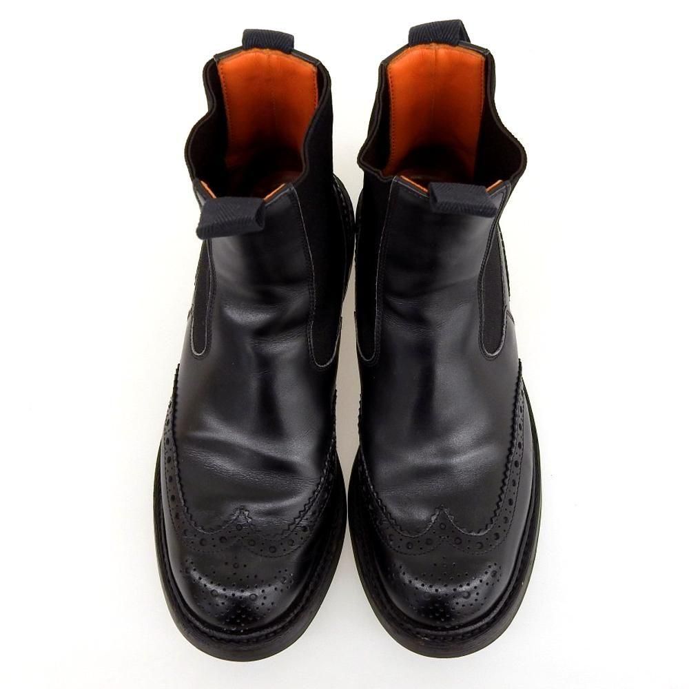 【ほぼ新品】◾️トリッカーズ◾️サイドゴアブーツ◾️シルビア◾️ウイングチップ◾️ブラック トリッカーズ L2754 SILVIA(シルビア)サイドゴアブーツ ウイングチップ