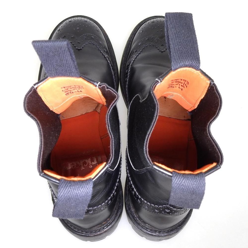 トリッカーズ L2754 SILVIA(シルビア)サイドゴアブーツ ウイングチップ