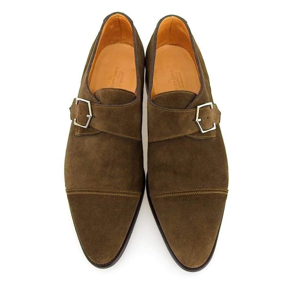 JOHN LOBB ジョンロブ 　シングルモンク　スエード JOHN LOBB ジョンロブ シングルモンク スエード JOHN LOBB