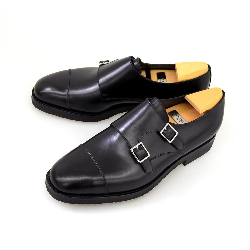 【新品未使用】J.M. WESTON 237 ダブルモンク ジェイエムウエストン 237 ダブルモンク ブラック サイズ7.5E