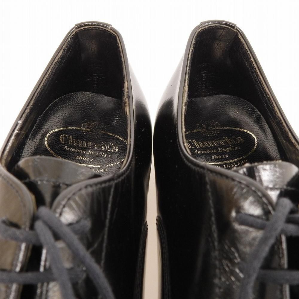 チャーチ ストレートチップ ブラック 3都市 旧チャーチ 訳あり サイズ60F