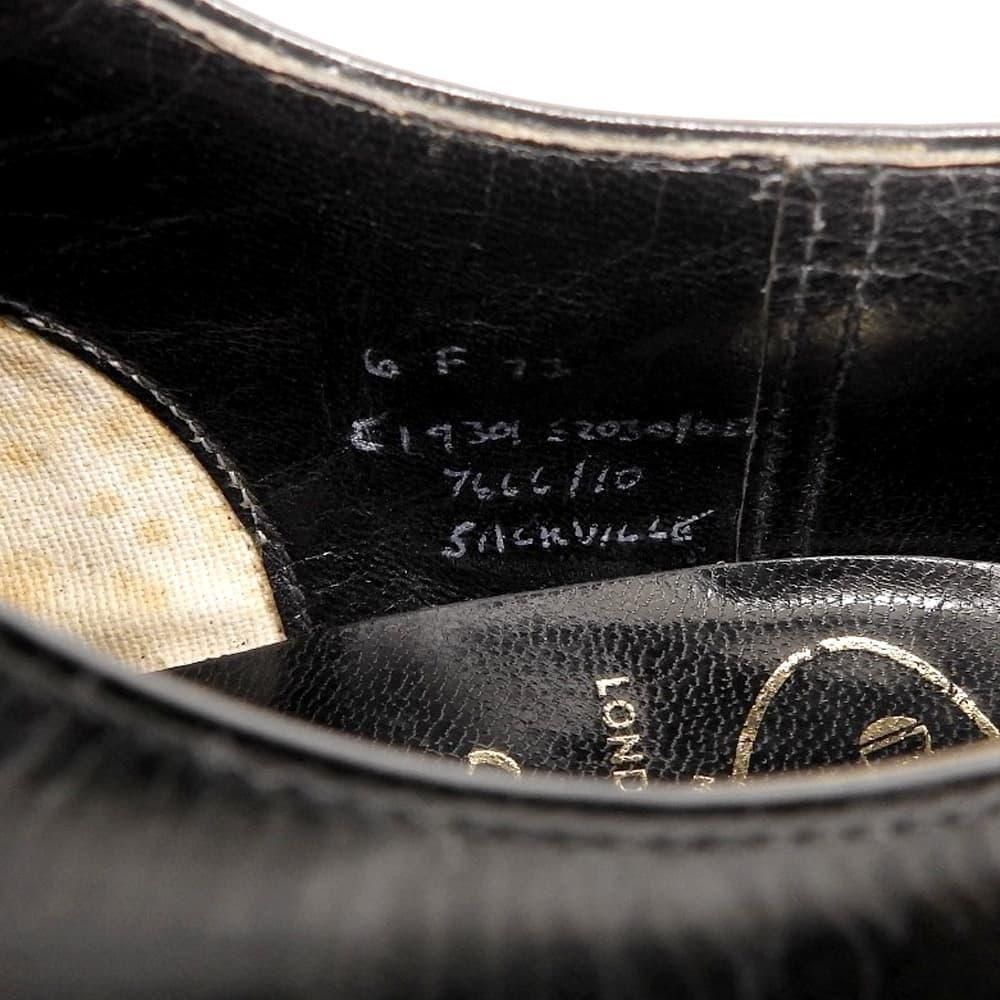 チャーチ ストレートチップ ブラック 3都市 旧チャーチ 訳あり サイズ60F