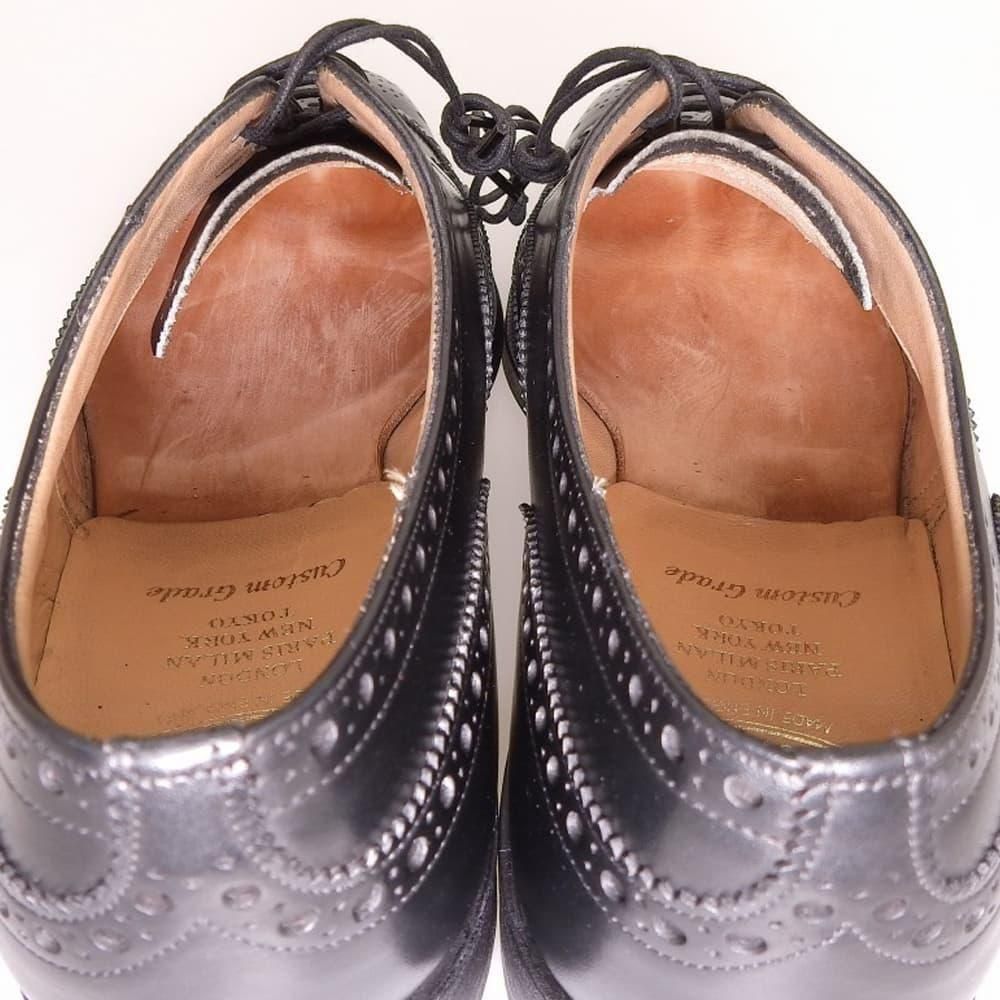 チャーチ CHETWYND(チェットウィンド)ウィングチップ フルブローグ ブラック サイズ70F