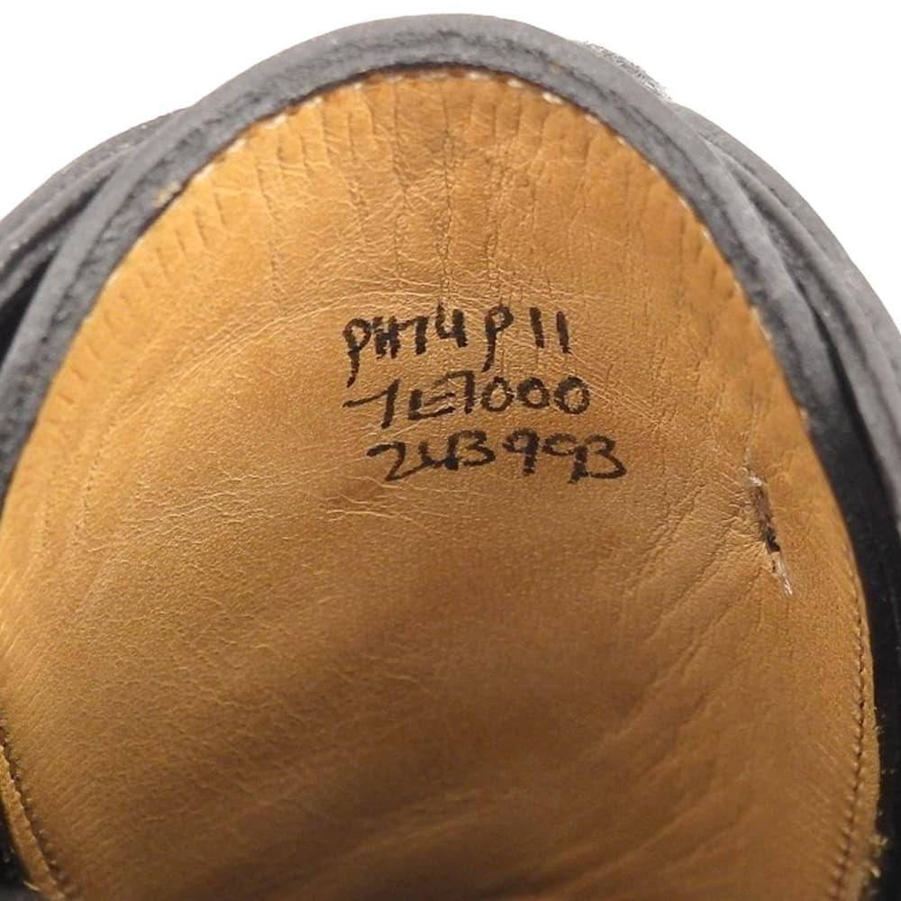 ジョンロブ PHILIP2(フィリップ2)パンチドキャップトゥ クォーターブローグ ブラック プレステージ サイズ7E