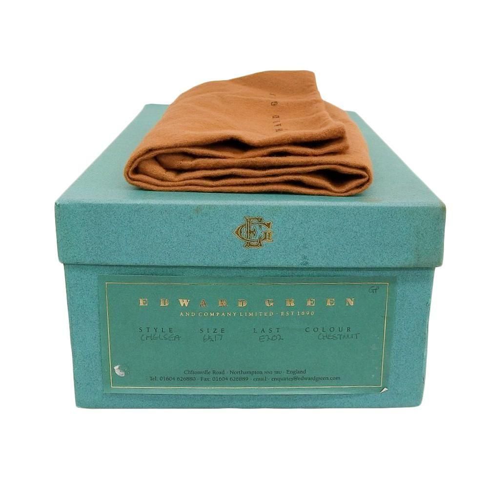 エドワードグリーン CHELSEA(チェルシー)ストレートチップ チェスナット 202ラスト サイズ6.5E