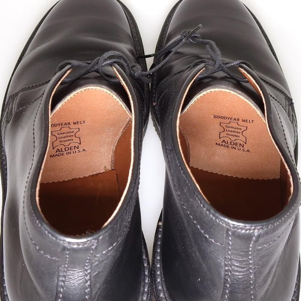 オールデン N9702 チャッカブーツ ブラック クロムエクセル ARCH(アーチ)別注 サイズ9D