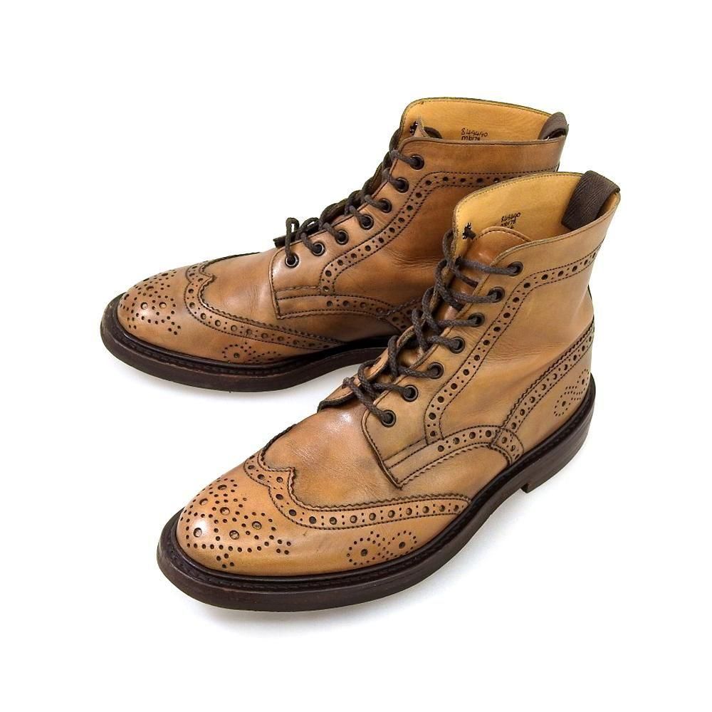 ☆新品未使用☆トリッカーズ　ウィングチップブーツ 楽天市場】トリッカーズ レディース ウィングチップ カントリー