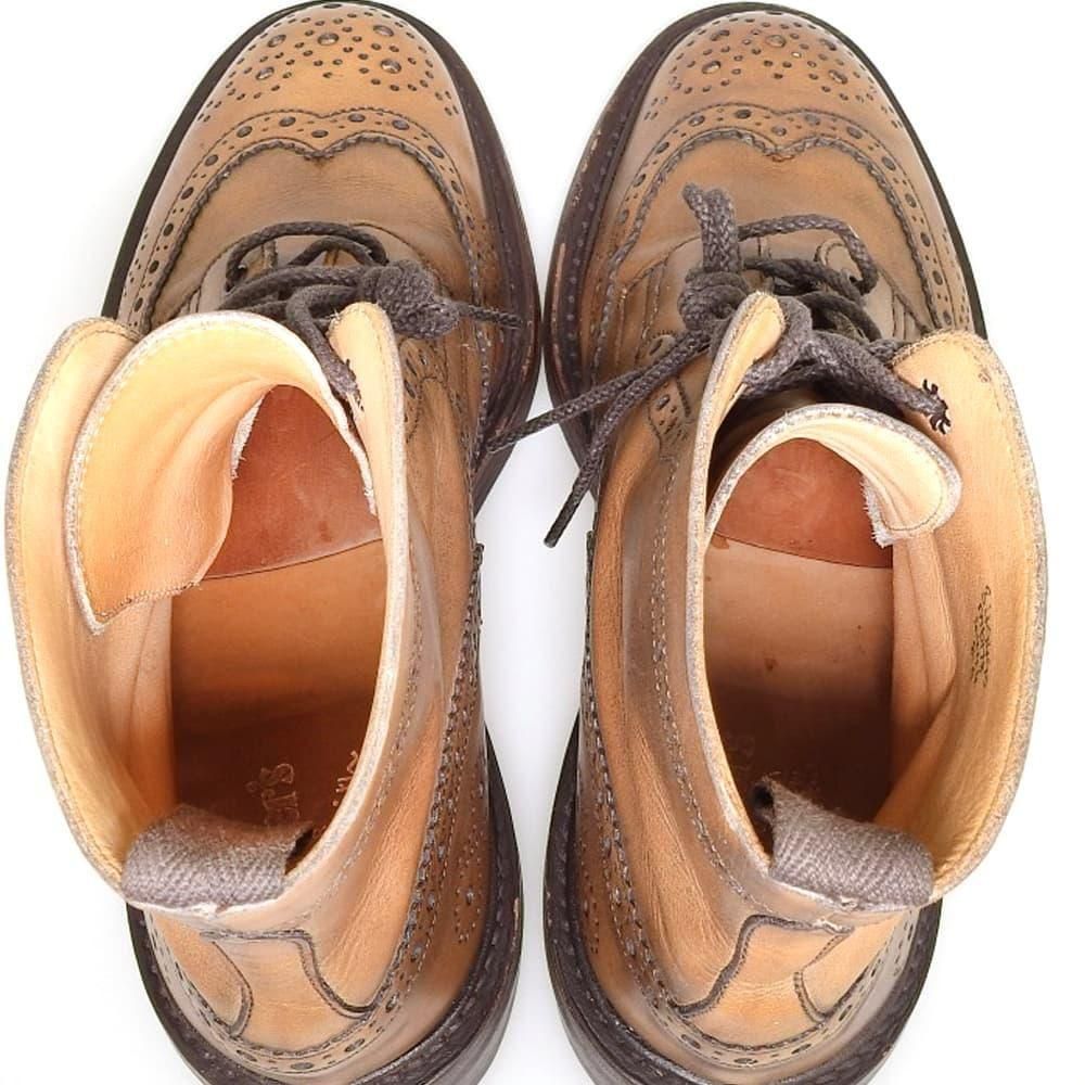 トリッカーズ M6178 カントリーブーツ ウィングチップ ライトブラウン ポールスミス別注 サイズ8Fitting5