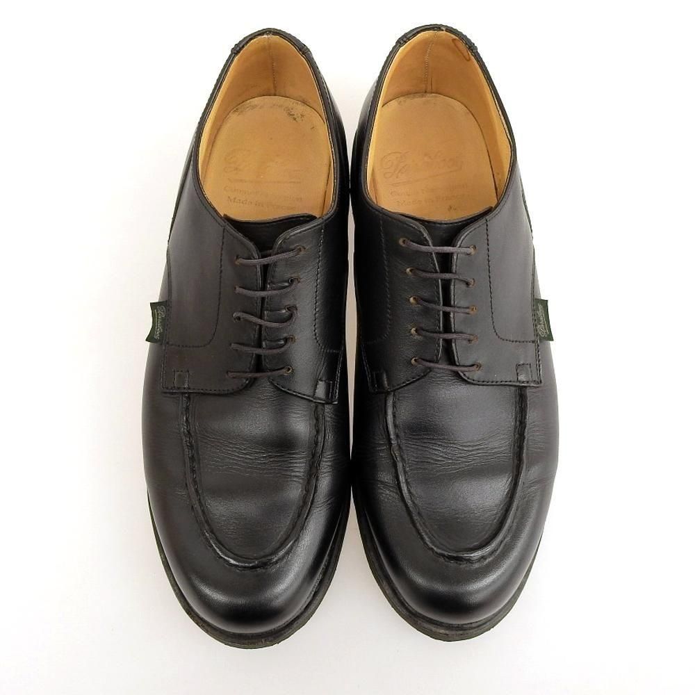 パラブーツ CHAMBORD(シャンボード)Uチップ ブラック リスレザー サイズ7.5