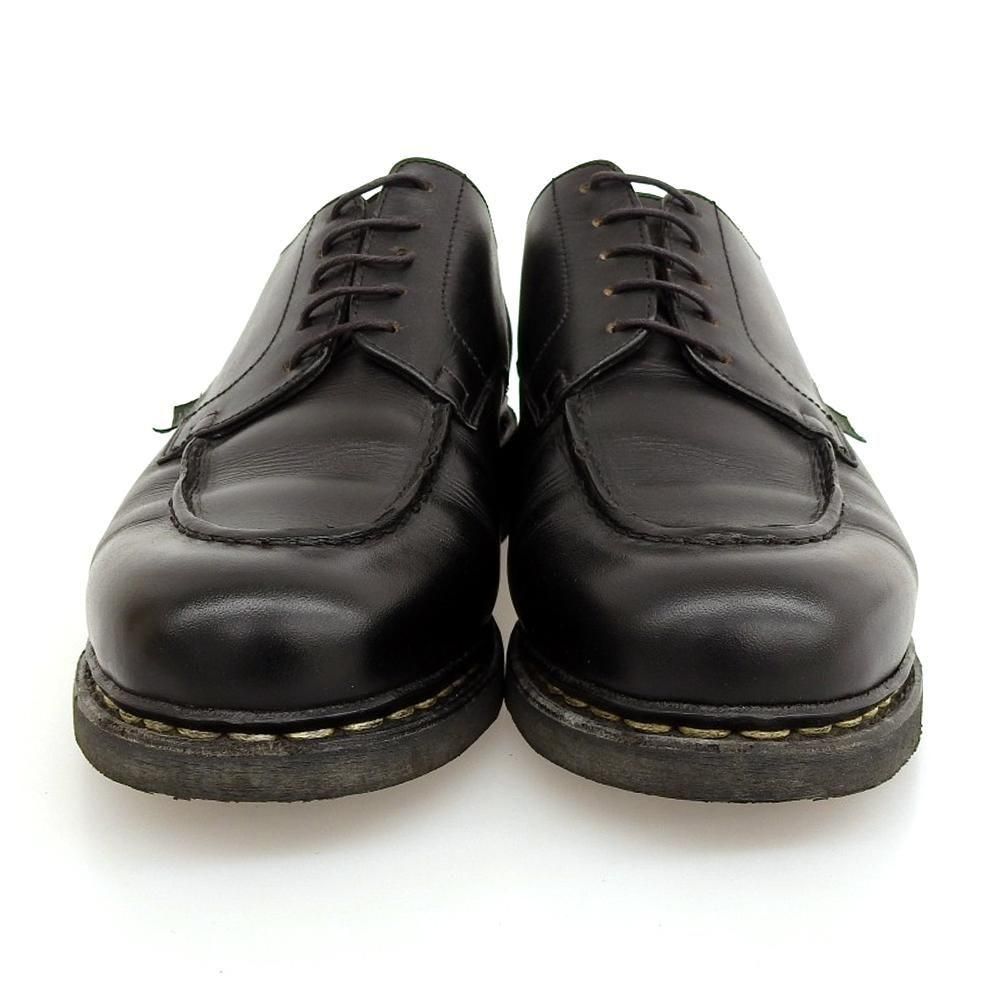 パラブーツ CHAMBORD(シャンボード)Uチップ ブラック リスレザー サイズ7.5