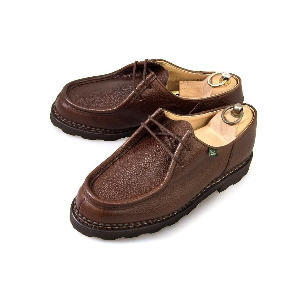 パラブーツ MICHAEL(ミカエル) チロリアンシューズ ダークブラウン グレインレザー サイズ41