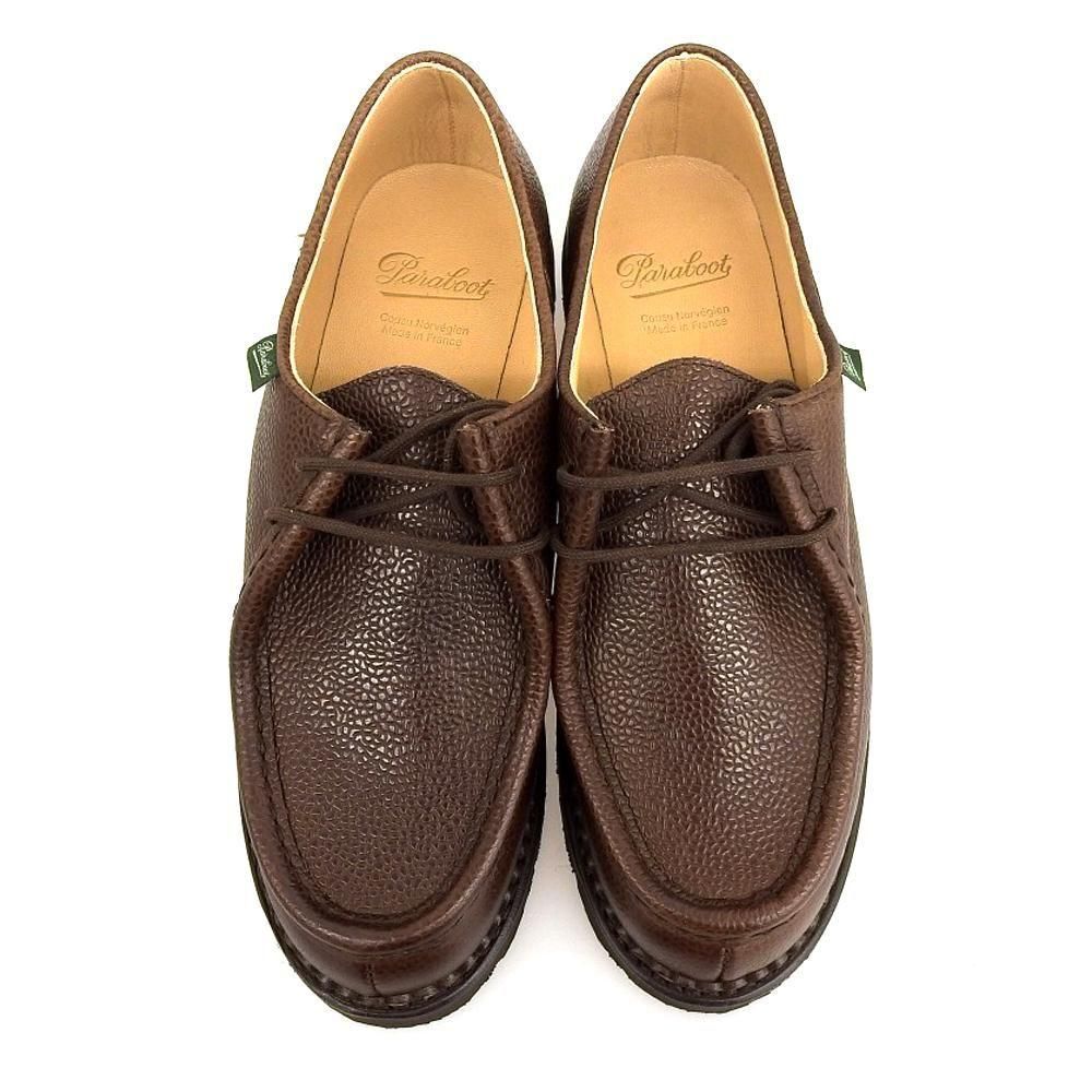 パラブーツ MICHAEL(ミカエル) チロリアンシューズ ダークブラウン グレインレザー サイズ41