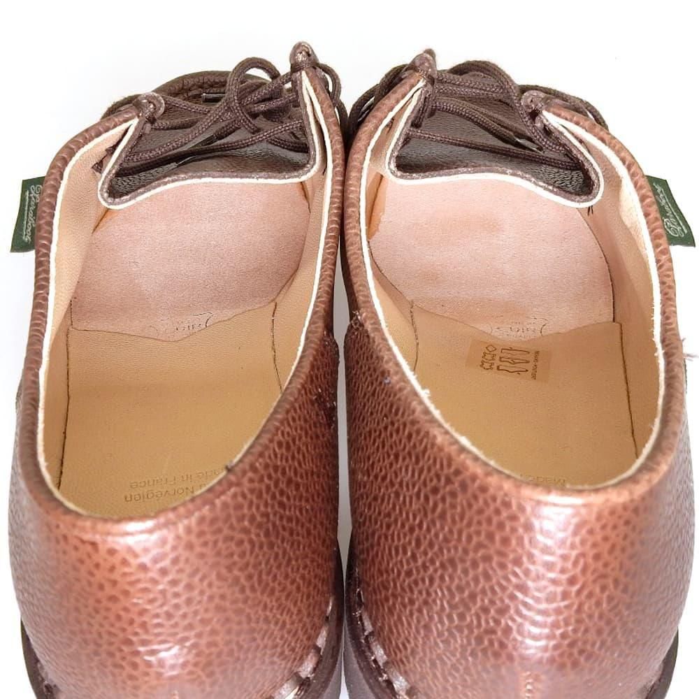 パラブーツ MICHAEL(ミカエル) チロリアンシューズ ダークブラウン グレインレザー サイズ41