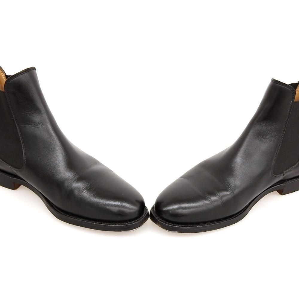 クロケット&ジョーンズ GRESHAM(グレシャム)サイドゴアブーツ ブラック レディース サイズ3.5C