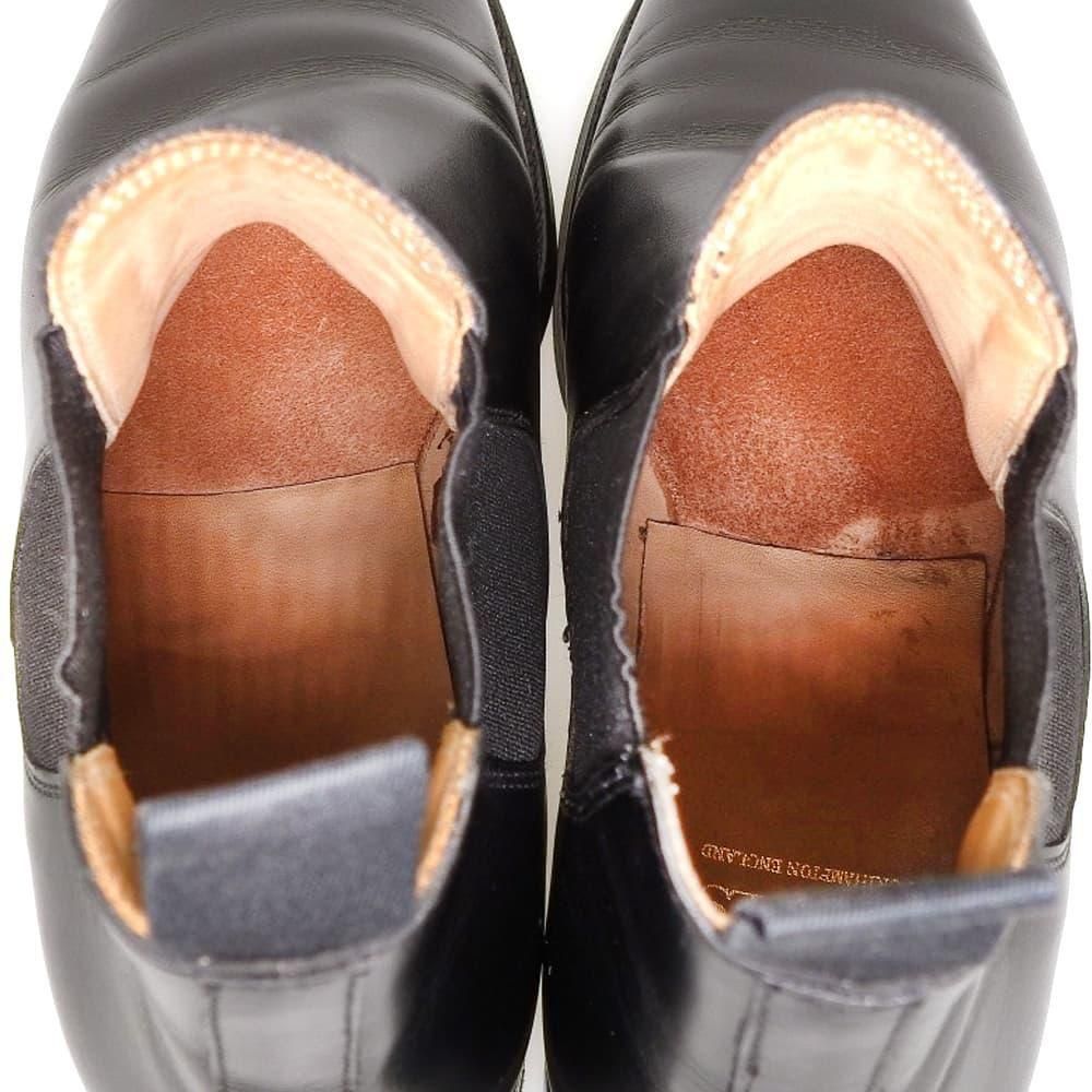 クロケット&ジョーンズ GRESHAM(グレシャム)サイドゴアブーツ ブラック レディース サイズ3.5C