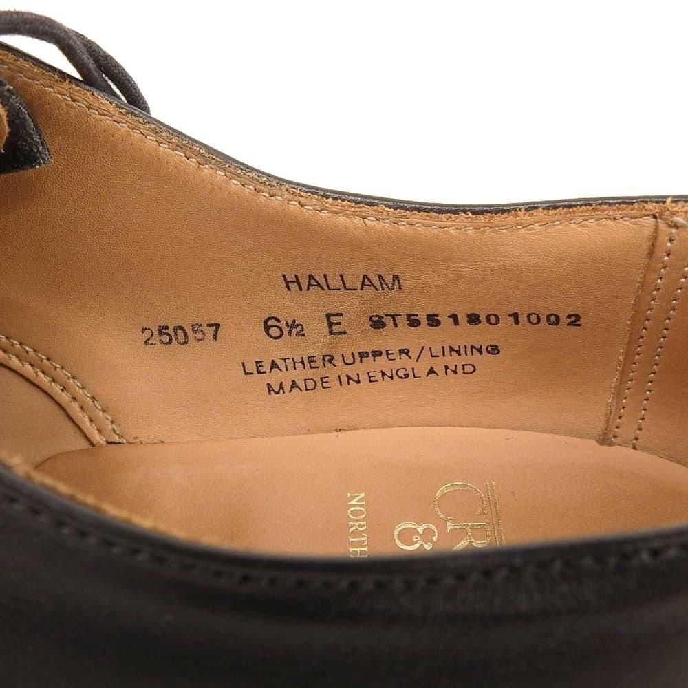 クロケット&ジョーンズ HALLAM(ハラム)ストレートチップ ブラック サイズ6.5E