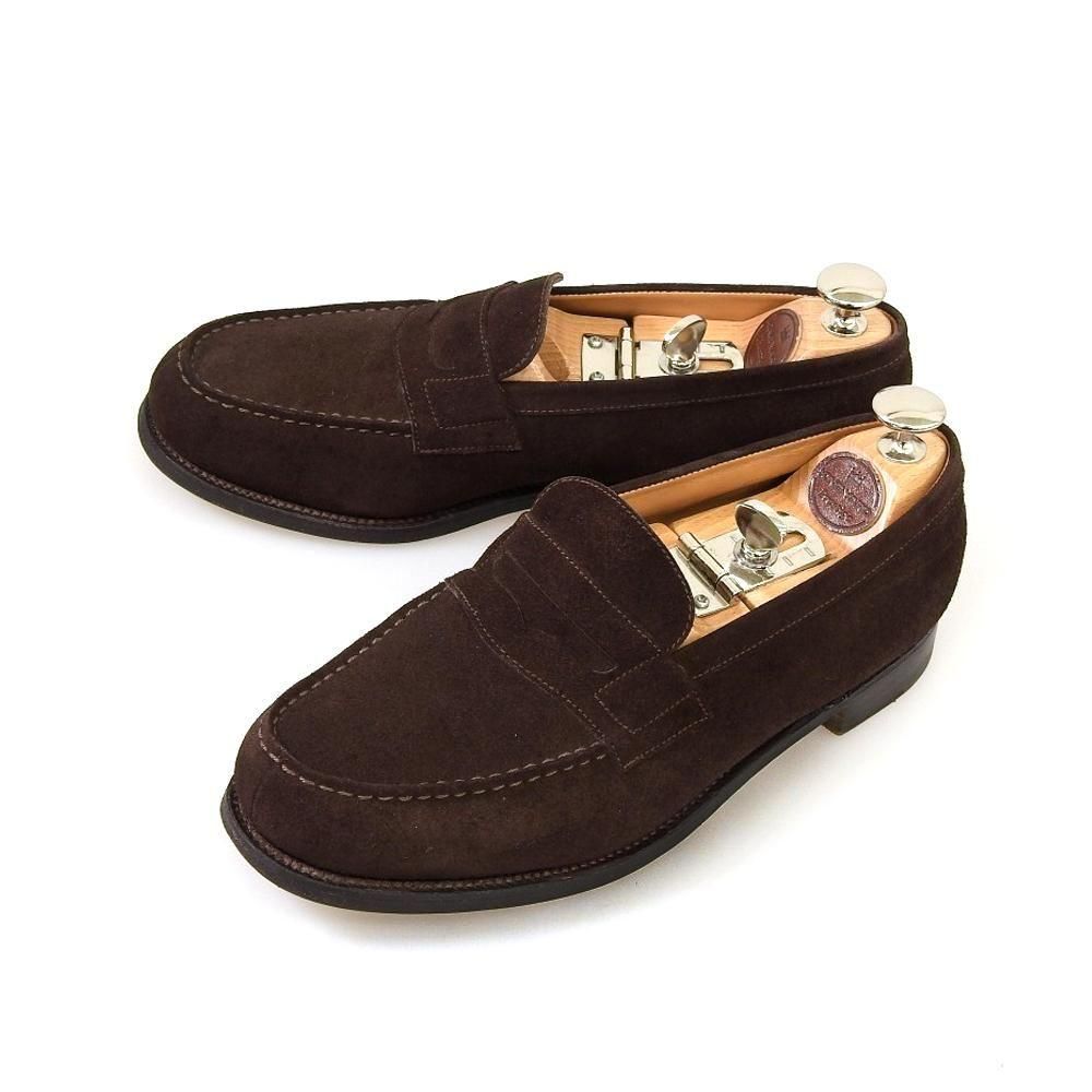 （中古）ジェイエムウエストン 180 ローファー茶色6C=UK7C ジェイエムウエストン 180 シグニチャーローファー ダーク