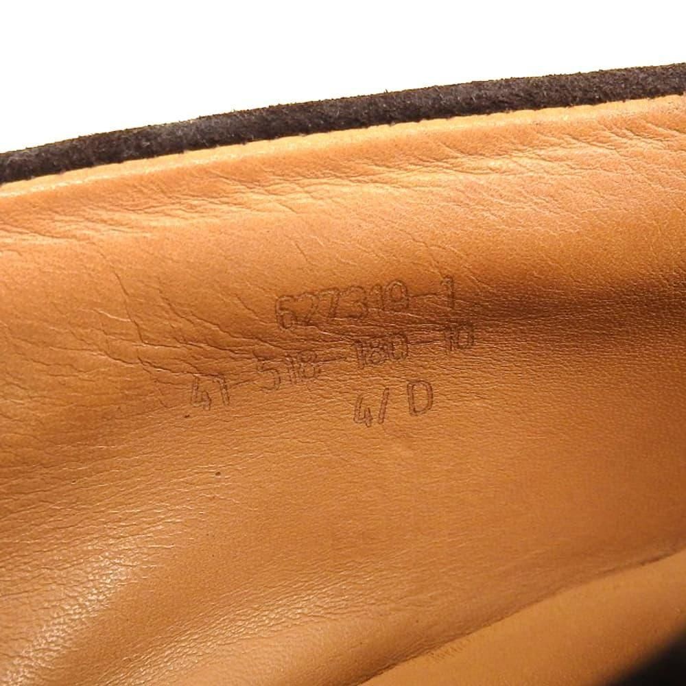 ジェイエムウエストン 180 シグニチャーローファー ダークブラウン スエード サイズ4.5D