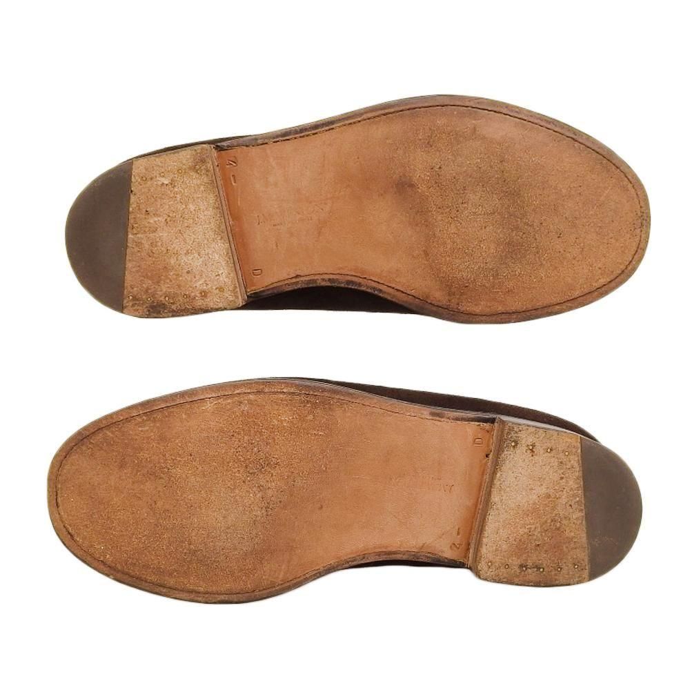 ジェイエムウエストン 180 シグニチャーローファー ダークブラウン スエード サイズ4.5D