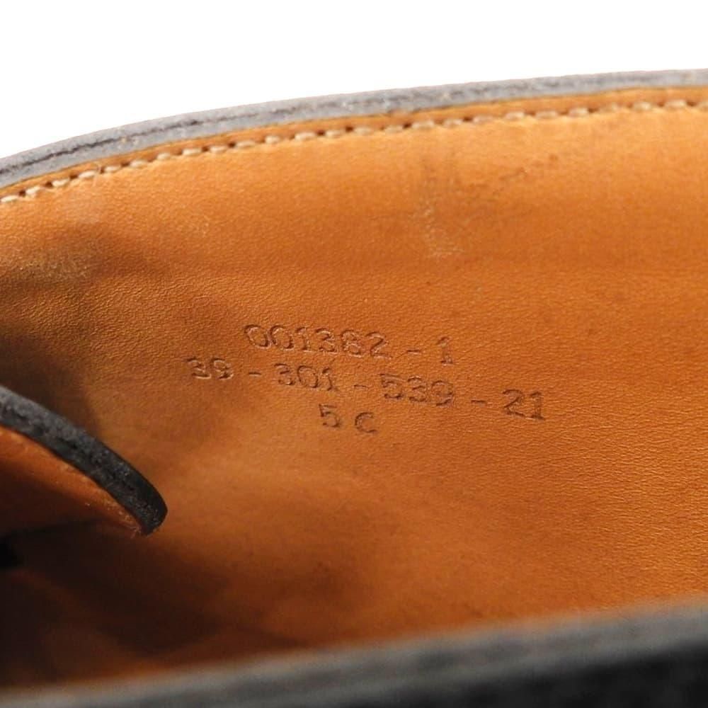 ジェイエムウエストン 539 チャッカブーツ ブラック ロシアンカーフ サイズ5C