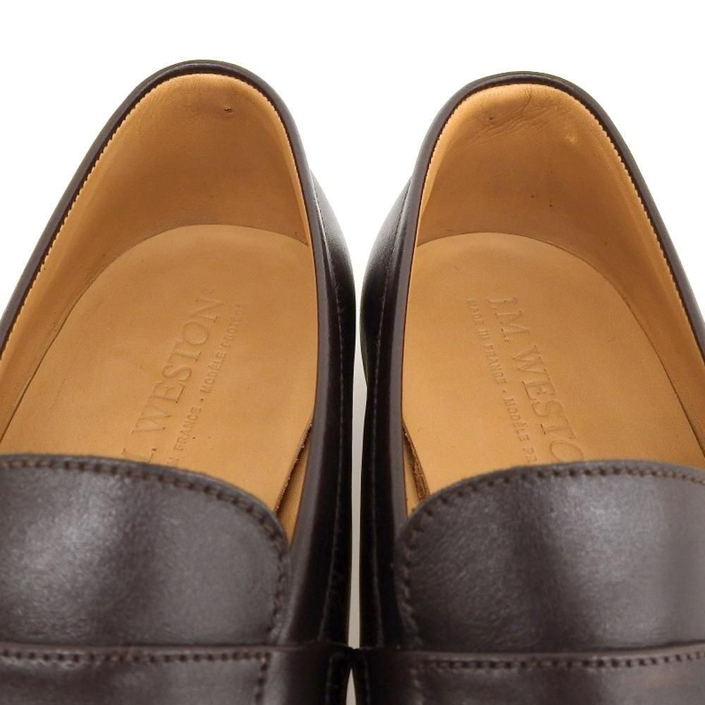 ジェイエムウエストン 180 シグニチャーローファー ダークブラウン サイズ4.5D